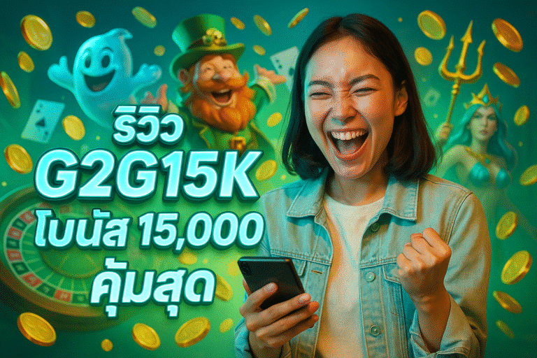 รีวิว G2G15K โบนัส 15,000 คุ้มสุด