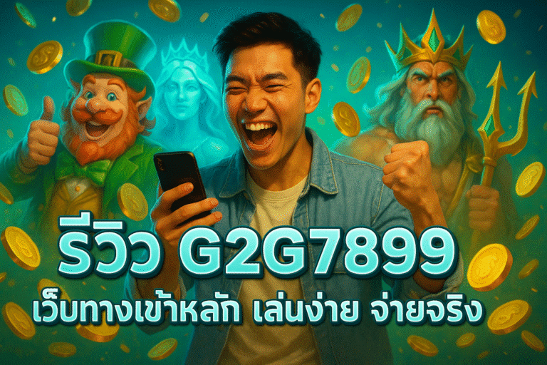 รีวิว G2G7899 เว็บทางเข้าหลัก เล่นง่าย จ่ายจริง